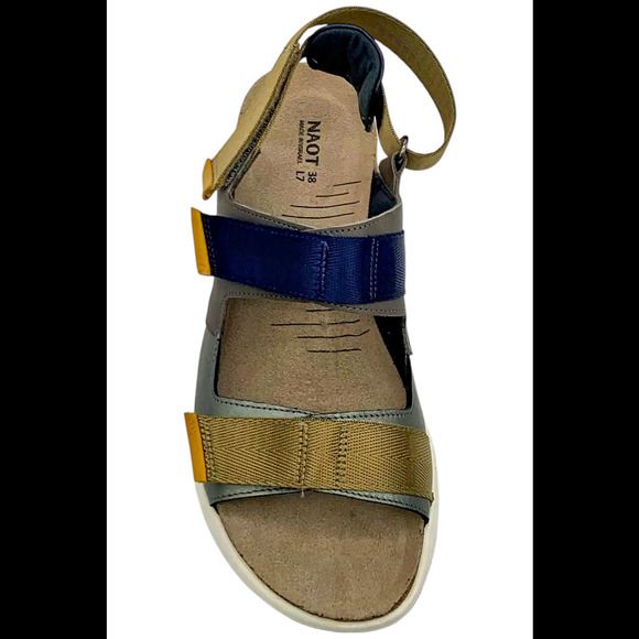 NAOT Women's Odyssey Sandal Sterling/Foggy Gray/Polar - Medium - Picture 2 of 3